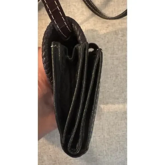 Brighton Leather Heart Wallet Organizer Crossbody Bag - Picture 6 of 10